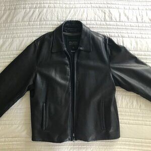 Men's Leather Jacket (Black)